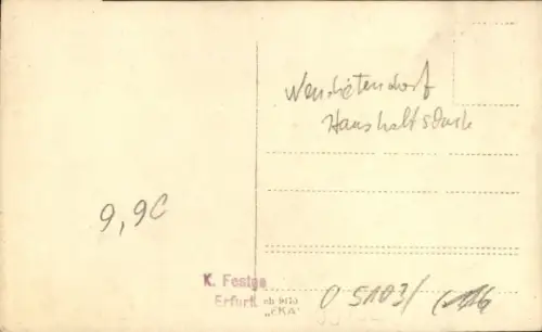 Foto Ak Neudietendorf in Thüringen, Haushaltschule
