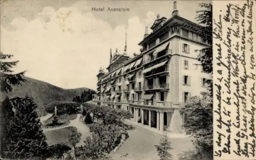 Ak Morschach Kt Schwyz Schweiz, Hotel Axenstein