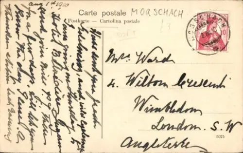 Ak Morschach Kt Schwyz Schweiz, Hotel Axenstein