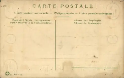 Präge Passepartout Wappen Ak Genf Stadt Schweiz, Gesamtansicht