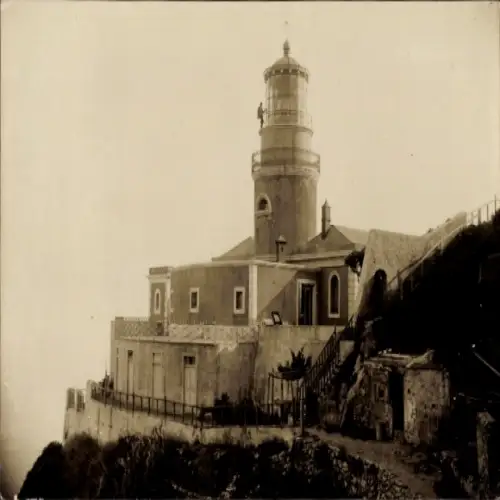 Foto Ak Palafrugell Katalonien, Leuchtturm