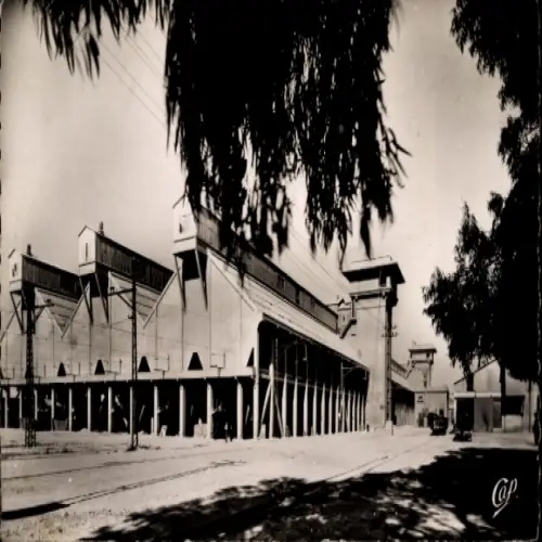 Ak Khouribga Marokko, Phosphatfabrik