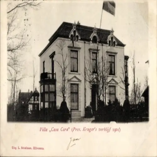 Ak Hilversum Noord-Holland Nederland, Villa Casa Cara