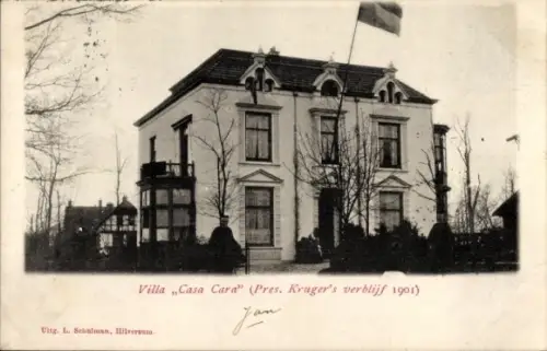 Ak Hilversum Noord-Holland Nederland, Villa Casa Cara