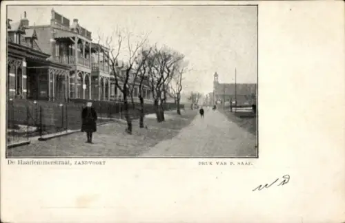 Ak Zandvoort Noord-Holland Nederland, Haarlemmerstraat