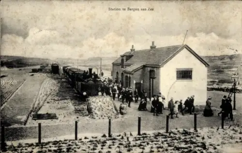 Ak Bergen aan Zee Noord-Holland Nederland, Station