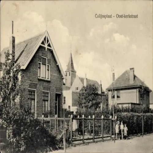 Ak Colijnsplaat Zeeland, Oost-kerkstraat