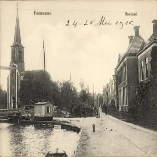 Ak Heerenveen Fryslân Nederland, Breedpad, Kerk