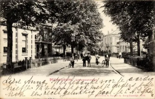 Ak Hilversum Nordholland Niederlande, Langestraat