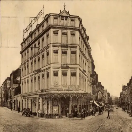 Ak Lüttich, Hotel de l'univers, Taverne Restaurant, Ernest Louard