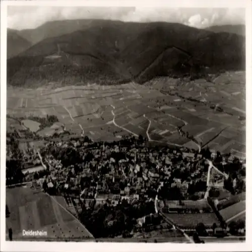 Ak Deidesheim in der Pfalz, Landschaft mit  Weinberge, Berge, Wolken