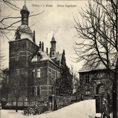 Ak Kettwig Essen im Ruhrgebiet, Schloss Hugenpoet
