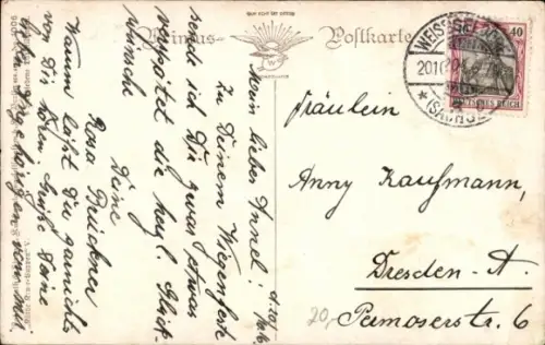 Ak Abmarsch zur Front, Kinder als Soldaten, Abschied