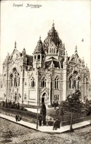Judaika Ak Szeged Segedin Ungarn, Synagoge