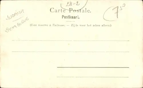 Judaika Ak Anvers Antwerpen Flandern, Synagoge