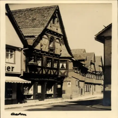 Foto Ak Aalen im Ostalbkreis Württemberg, Straße, Geschäfte