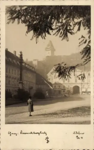 Foto Ak Graz Steiermark, Karmeliterplatz