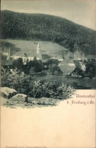 Ak Günterstal Freiburg im Breisgau, Gesamtansicht