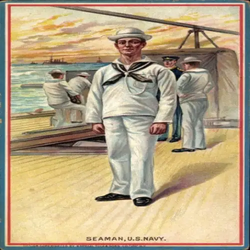 Ak Amerikanischer Seemann, US Navy