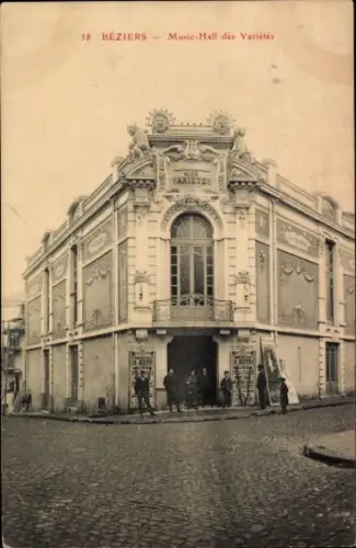 CPA Béziers Hérault, Music-Hall des Varietes