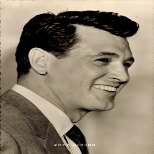 Ak Schauspieler Rock Hudson, Portrait