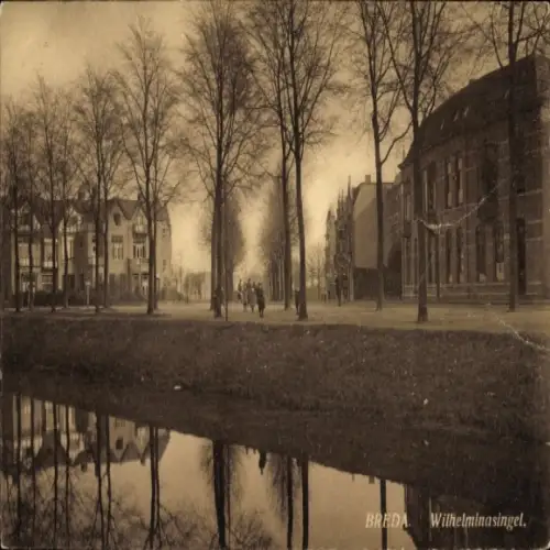 Ak Breda Nordbrabant Niederlande, Wilhelminasingel