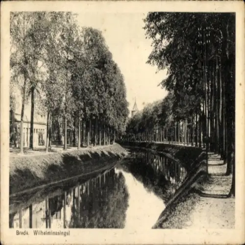 Ak Breda Nordbrabant Niederlande, Wilhelminasingel