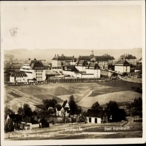 Ak Zwickau Sachsen, Staatl. Krankenstift, Frauenklinik