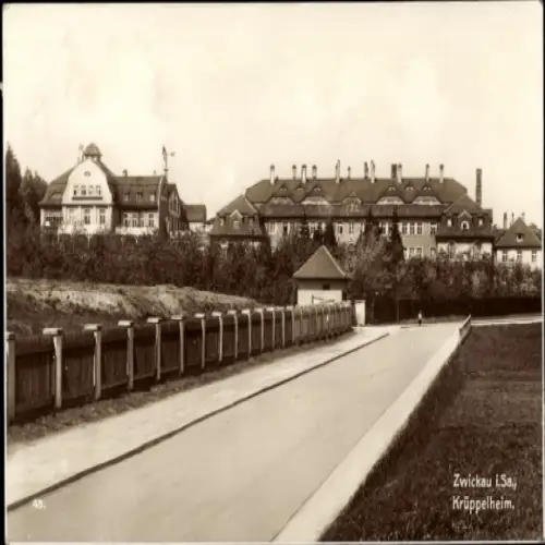 Ak Zwickau in Sachsen, Krüppelheim