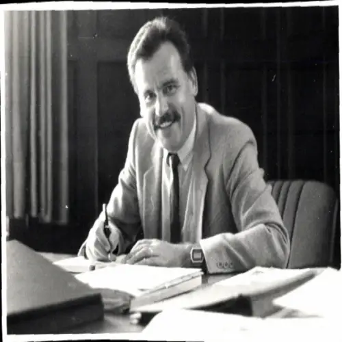 Foto Politiker Hansjörg Eckert, Autogramm