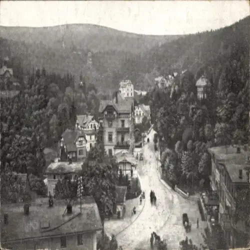 Ak Jakuszyce Jacobstal Jakobsthal Szklarska Poręba Schreiberhau Riesengebirge Schlesien, Ansic...