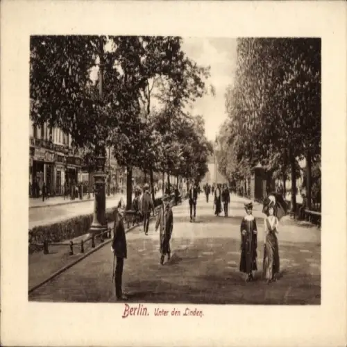 Ak Berlin Mitte, Straße Unter den Linden