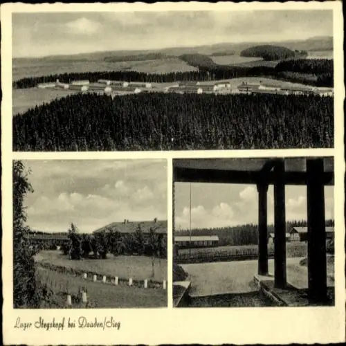 Ak Daaden im Westerwald, Lager Stegskopf, Panorama