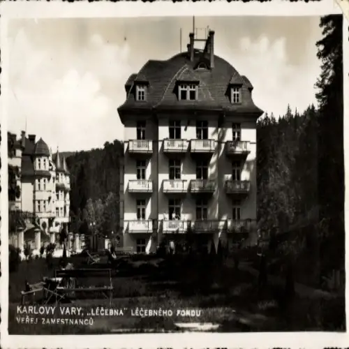 Ak Karlovy Vary Karlsbad Stadt, Kurhaus Lecebna