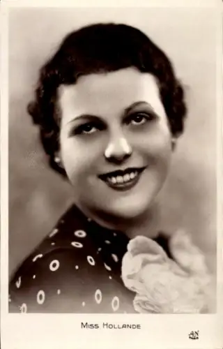 Foto Ak Miss Holland, Portrait