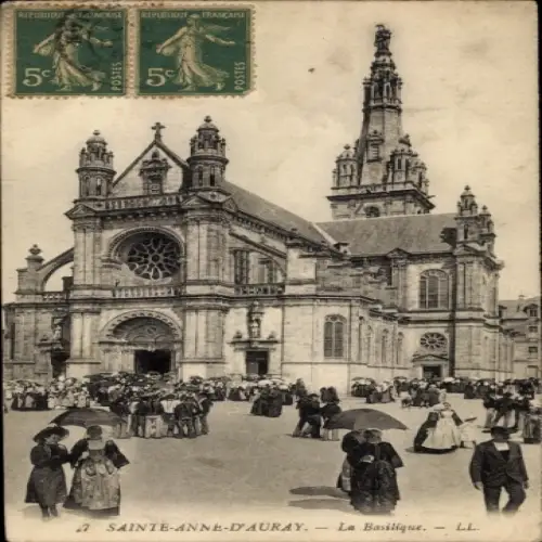 Ak Sainte Anne d'Auray Morbihan, Basilique