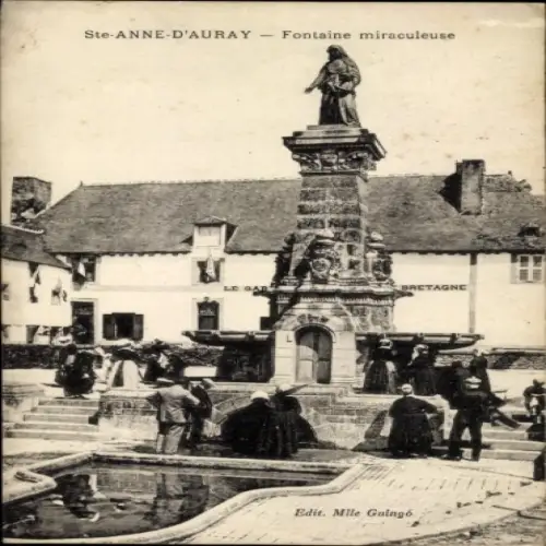 Ak Sainte Anne d'Auray Morbihan, Wunderbrunnen