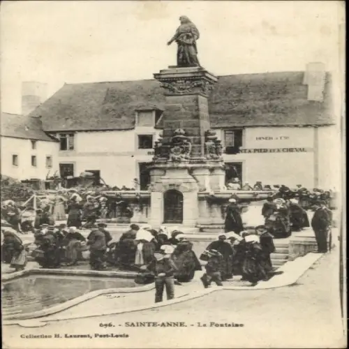 Ak Sainte Anne d'Auray Morbihan, La Fontaine