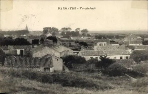 CPA Barbâtre Île de Noirmoutier Vendée, vue générale