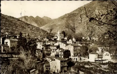 Ak Moulinet Alpes-Maritimes, Gesamtansicht