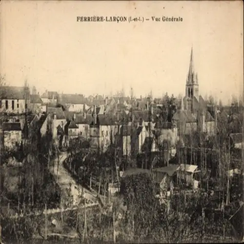 Ak Ferriere-Larcon Indre-et-Loire, Gesamtansicht