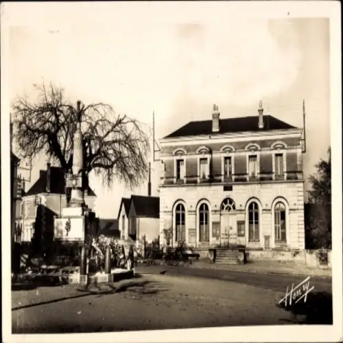 Ak Joué lès Tours Indre et Loire, Place de la Mairie