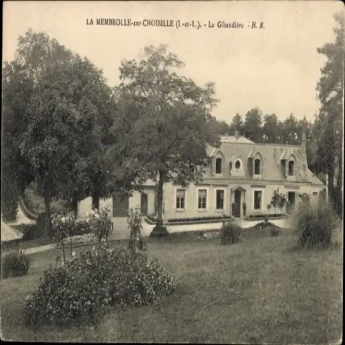 CPA La membrolle d'Indre-et-Loire, Gibaudiere