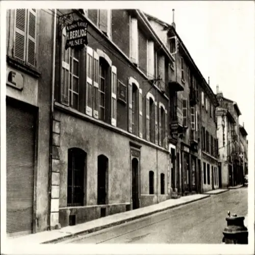 Ak La Côte Saint André Isère, Straßenansicht