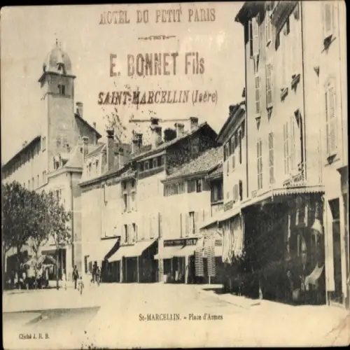 CPA Saint Marcellin Isère, Place d'Armes