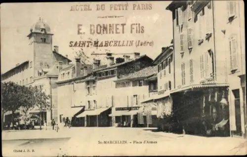 CPA Saint Marcellin Isère, Place d'Armes