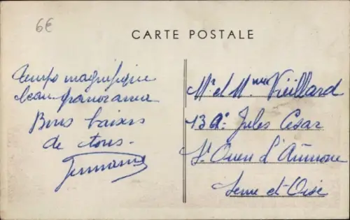 CPA Crotenay Jura, vue générale