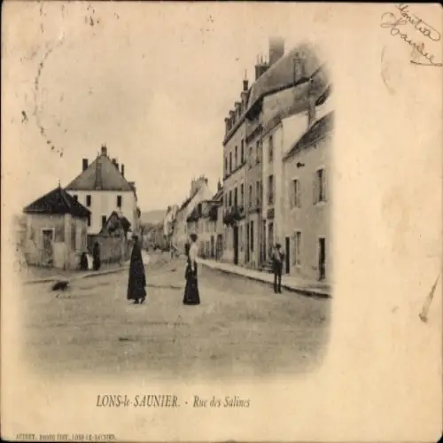 CPA Lons-le-Saunier Jura, Rue des Salines