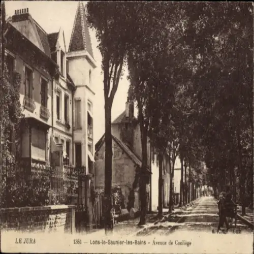 CPA Lons-le-Saunier Jura, Avenue de Conliège