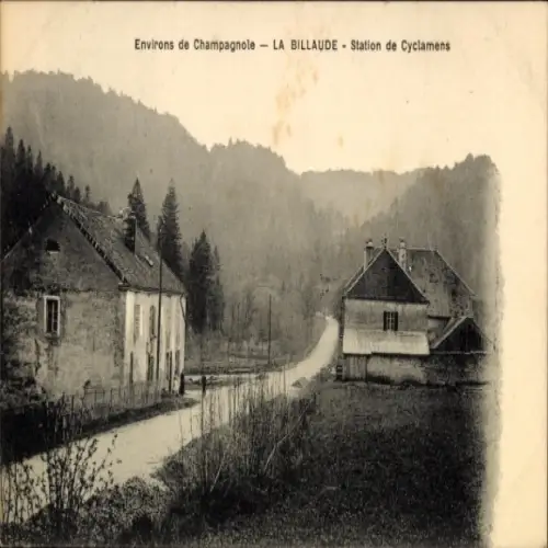 Ak La Billaude Jura, Station de Cyclamens